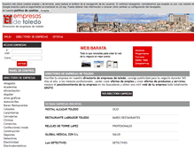 Tablet Screenshot of empresasdetoledo.com